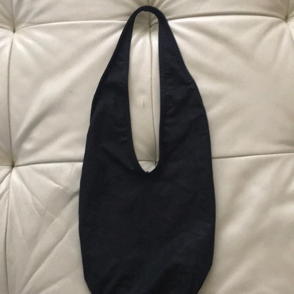 American Apparel AA Nylon Black Backless Bodysuit